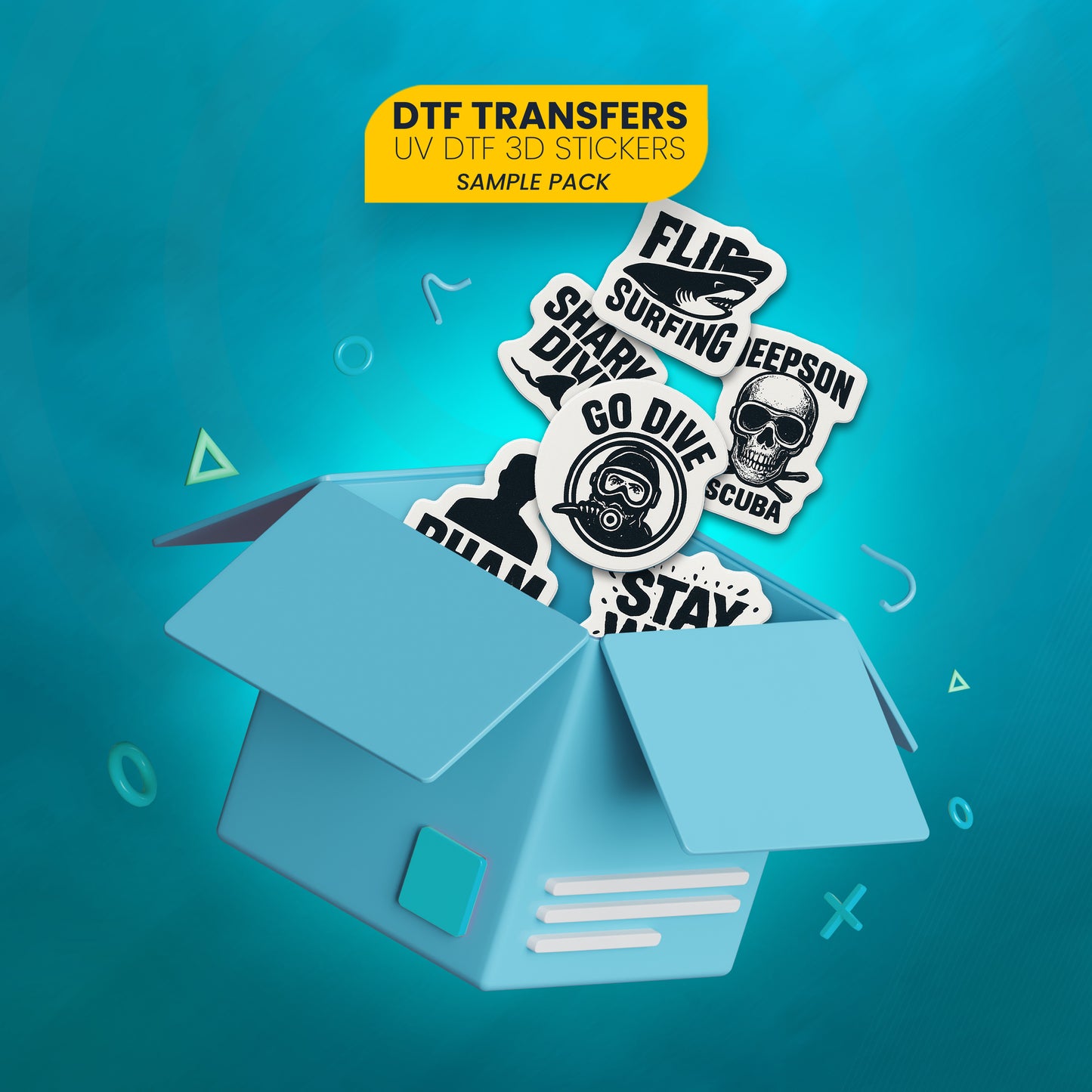 DTF & UV DTF Sample Pack – Try Before You Bulk