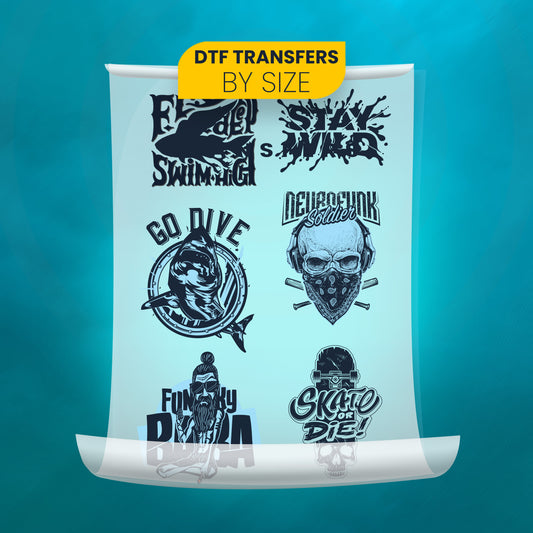 DTF Transfers by Size