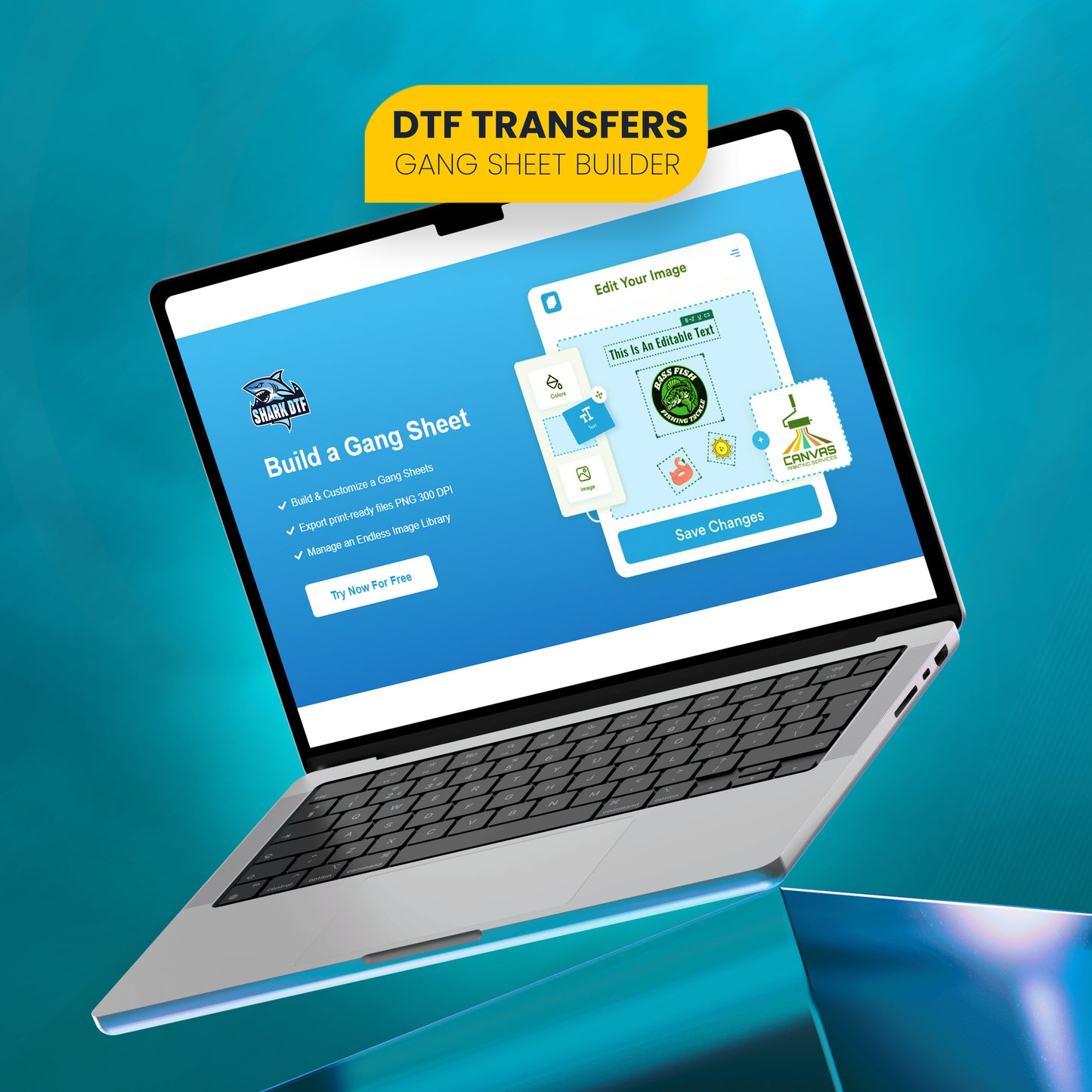 Build DTF Transfers Gang Sheet